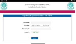 ctet admit card 2023 download link 