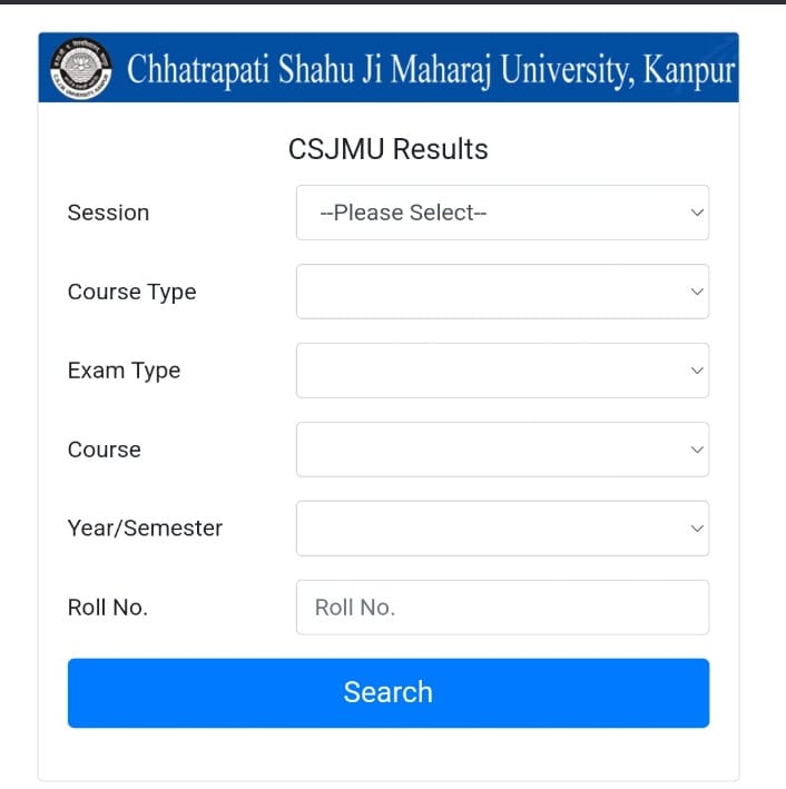 CSJMU Kanpur University BSc BA BCom 1st Semester Result 2024 : Direct ...