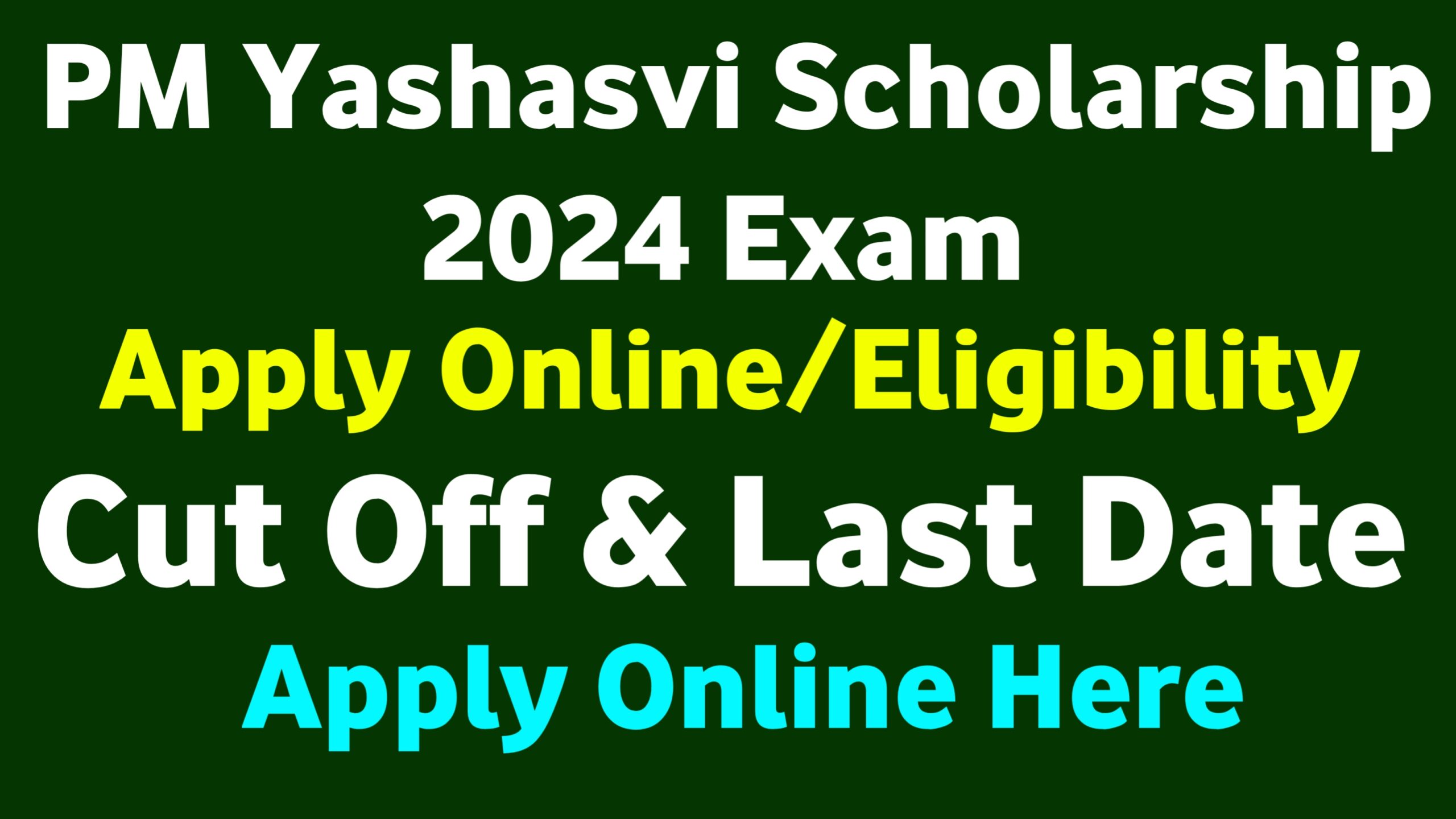 pm yashasvi scholarship 2024 apply online, admit card, exam date