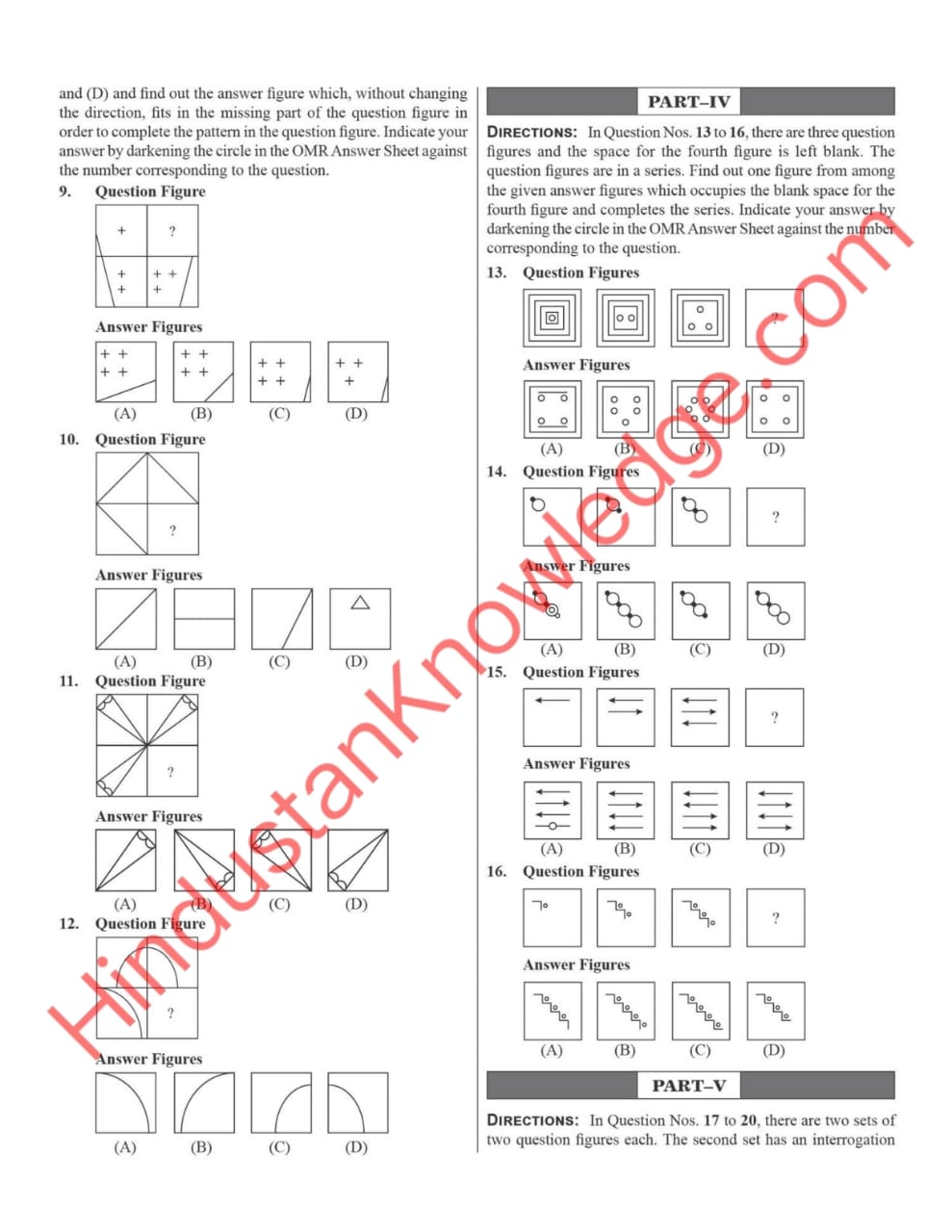 jawahar navodaya vidyalaya question paper 