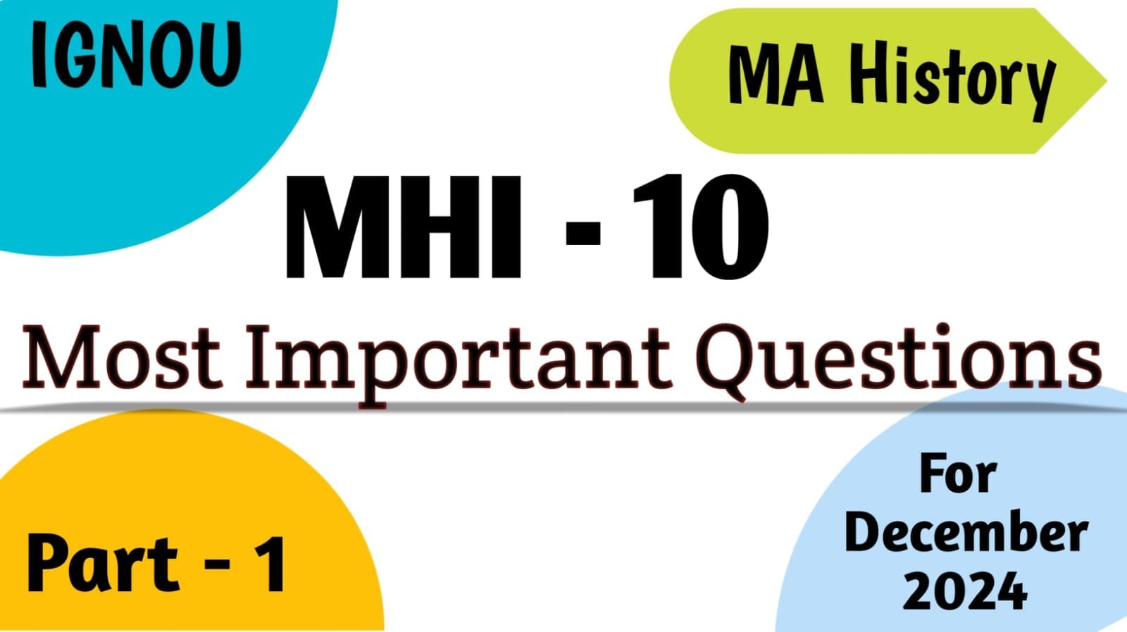 MHI -10 Urbanisation In India Important Questions