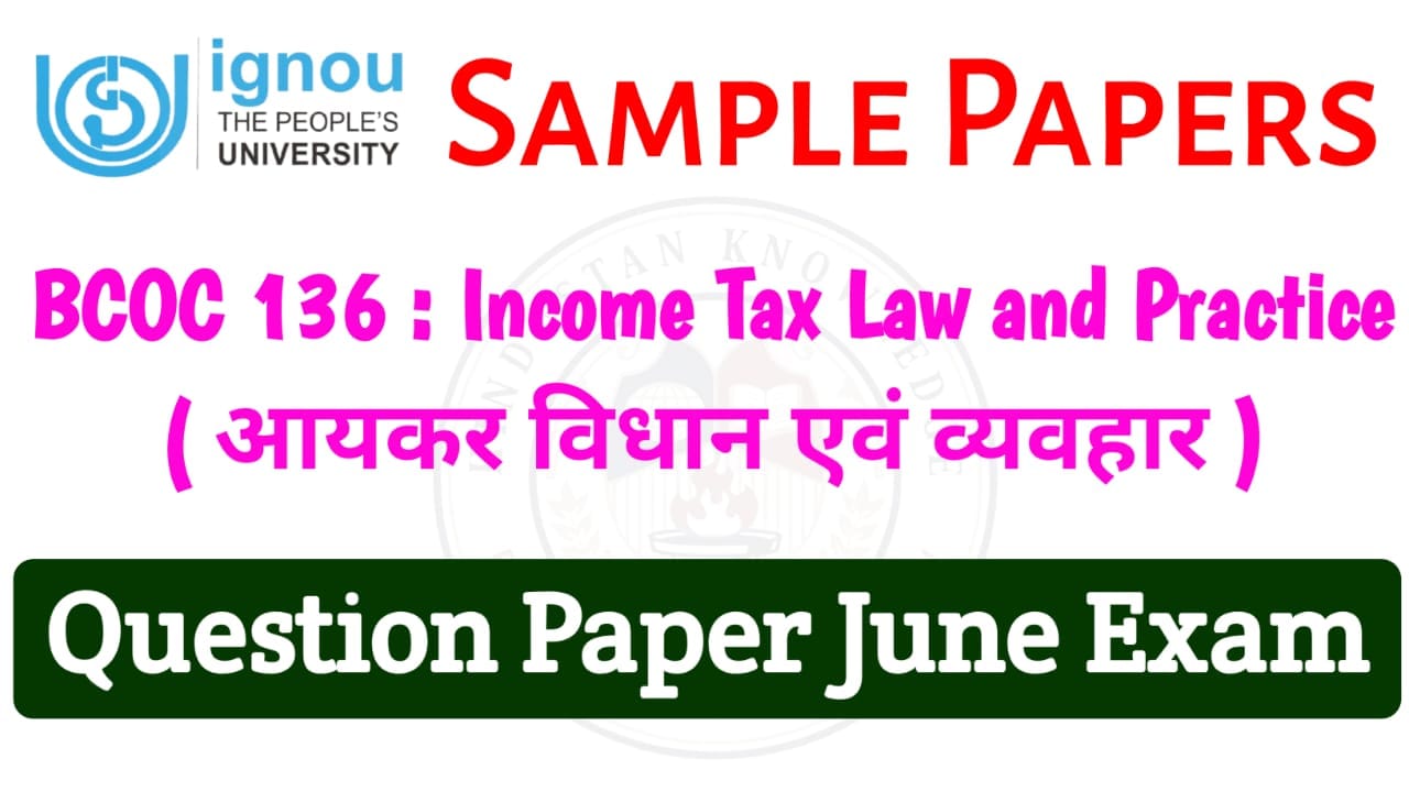 BCOC 136 Question Paper June 2025