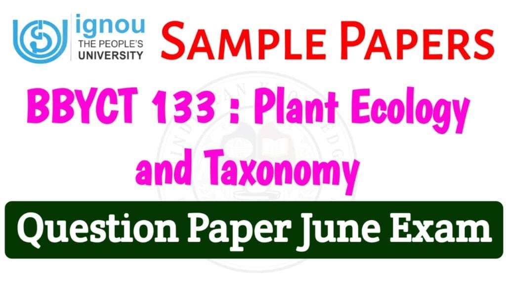 BBYCT -133 Question Paper June 2025