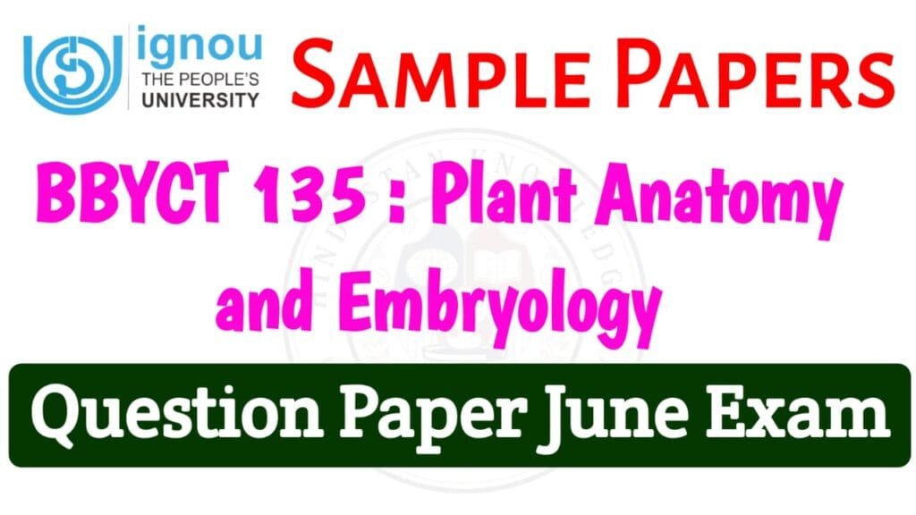 BBYCT -135 Question Paper June 2025