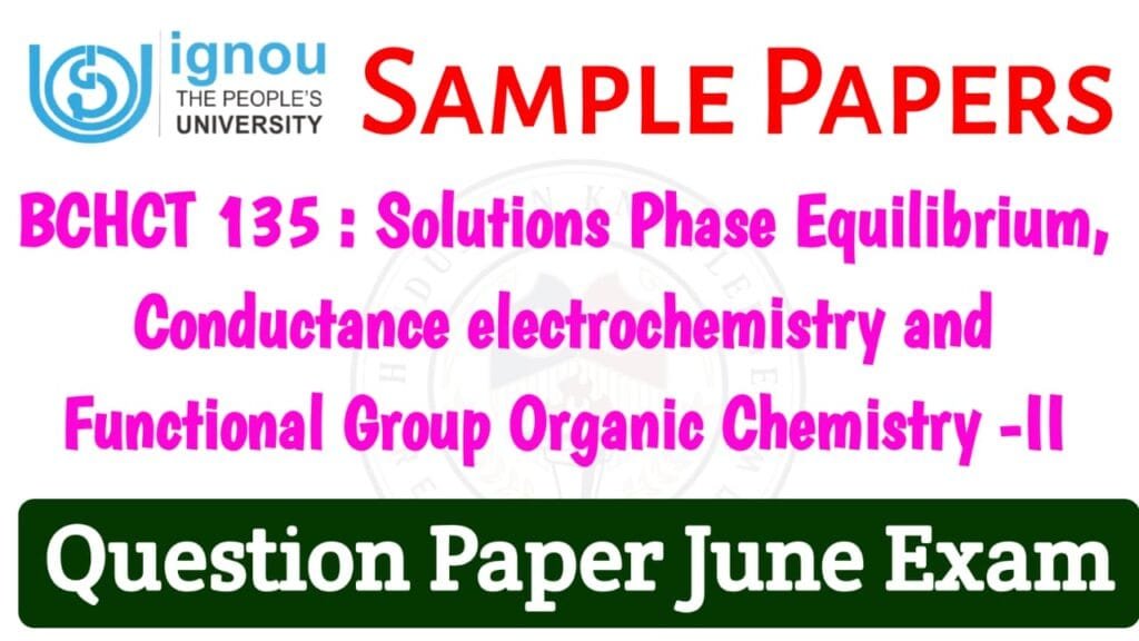 BCHCT -135 Question Paper June 2025