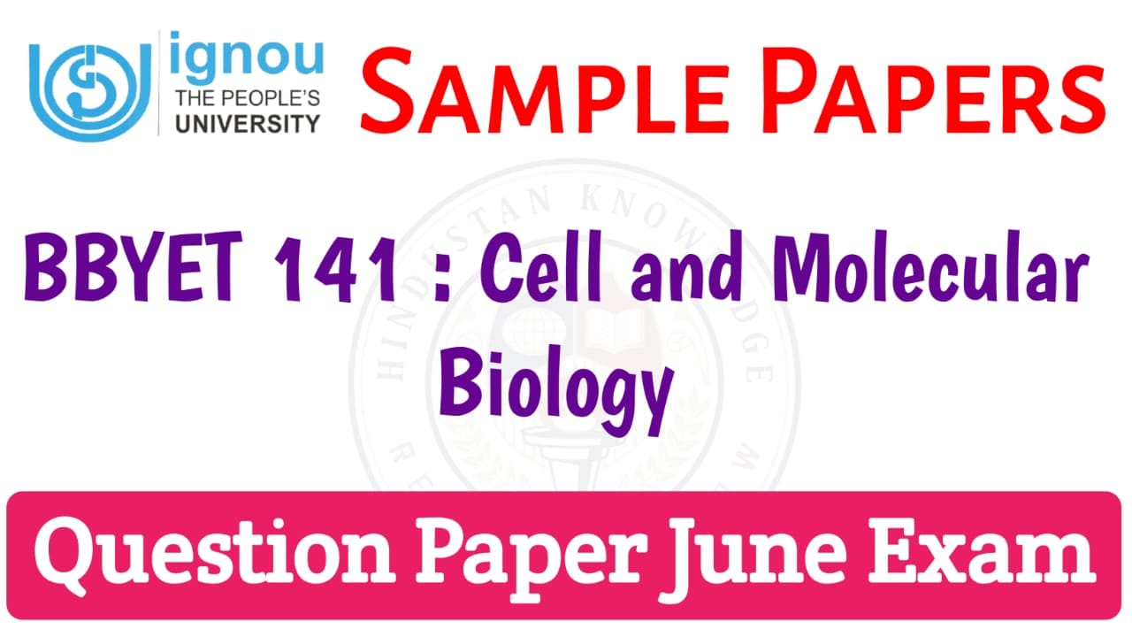 BBYET -141 Question Paper June 2025